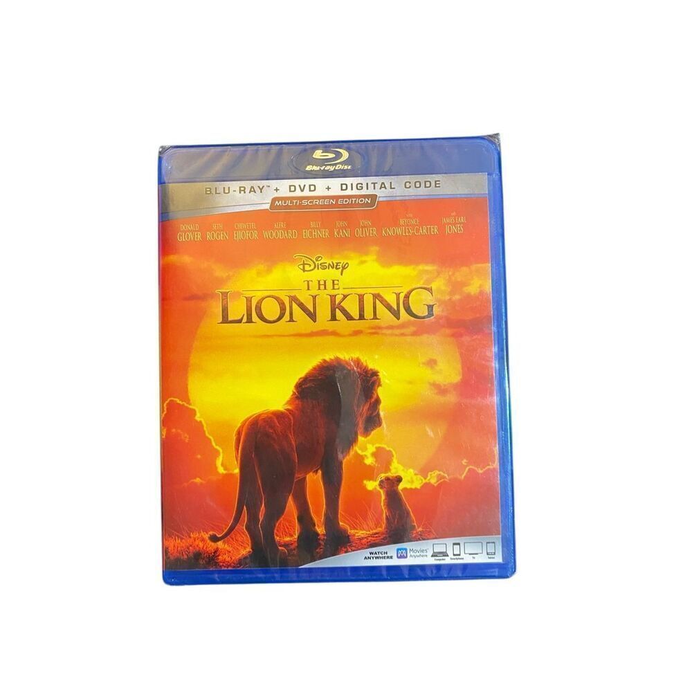 Sealed Disney 2019 lion king Blu-ray, DVD